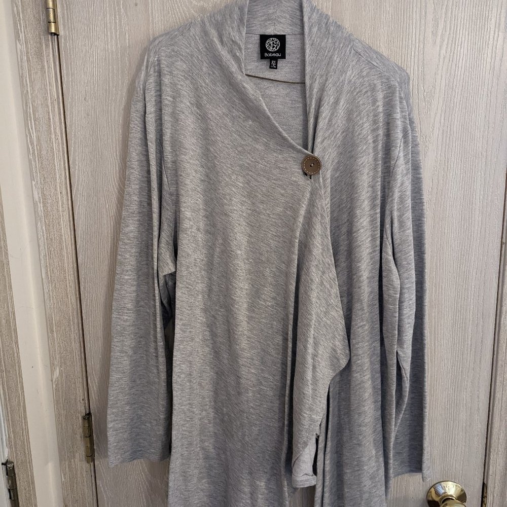 Grey Wrap with sleeves